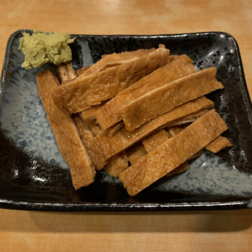 木の芽　おつまみきつね